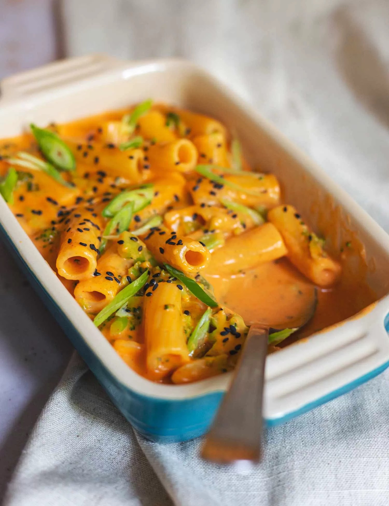 Gochujang and Broccoli Mac and Cheese Glasgow Sprout