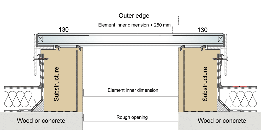 Skylight Section Detail