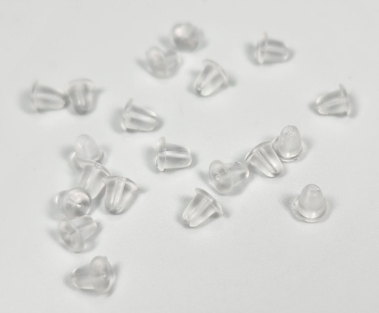 Plastic Earring Backs 20 Pack Jewelry by Glassando