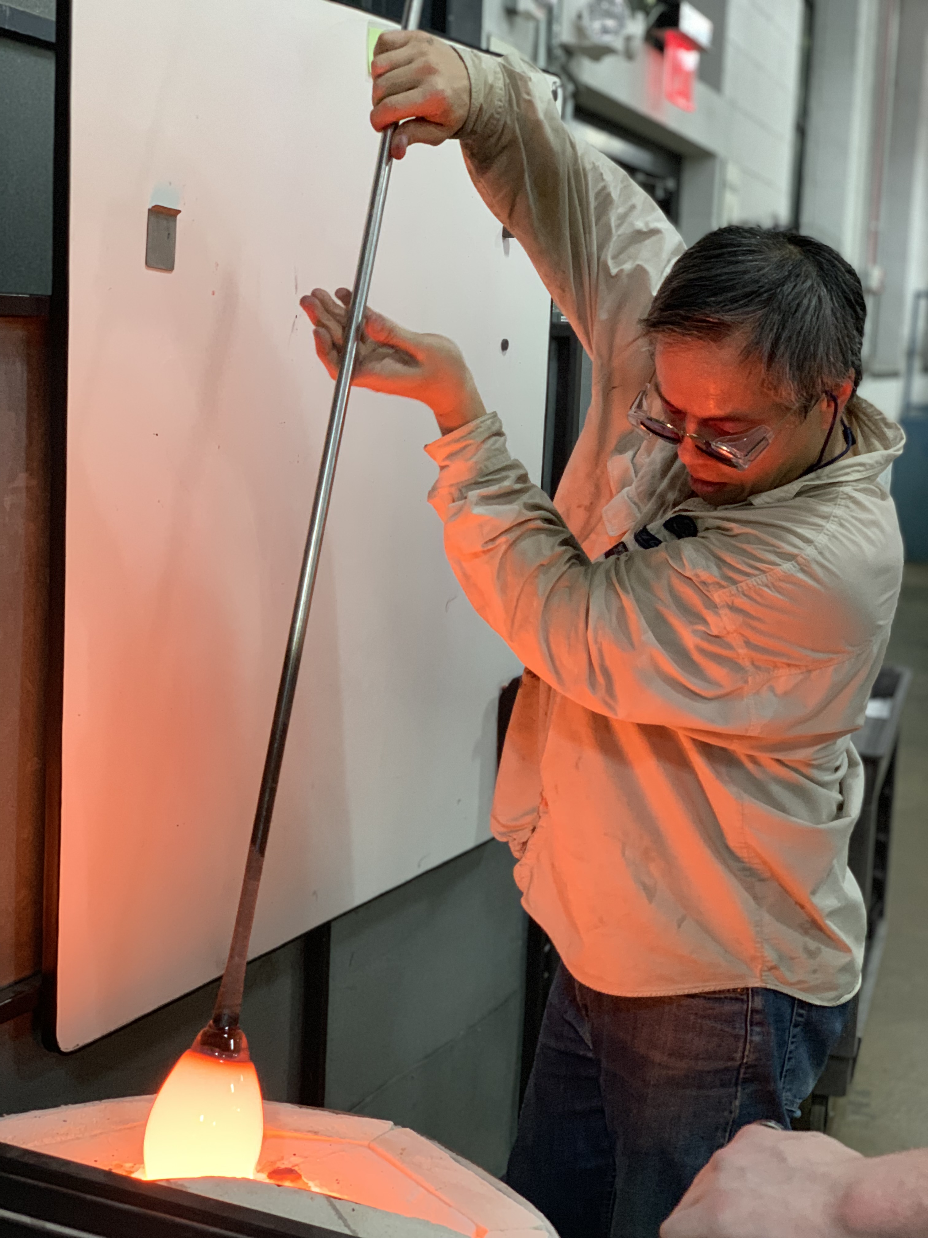 Hot Liquid Honey Like Glass