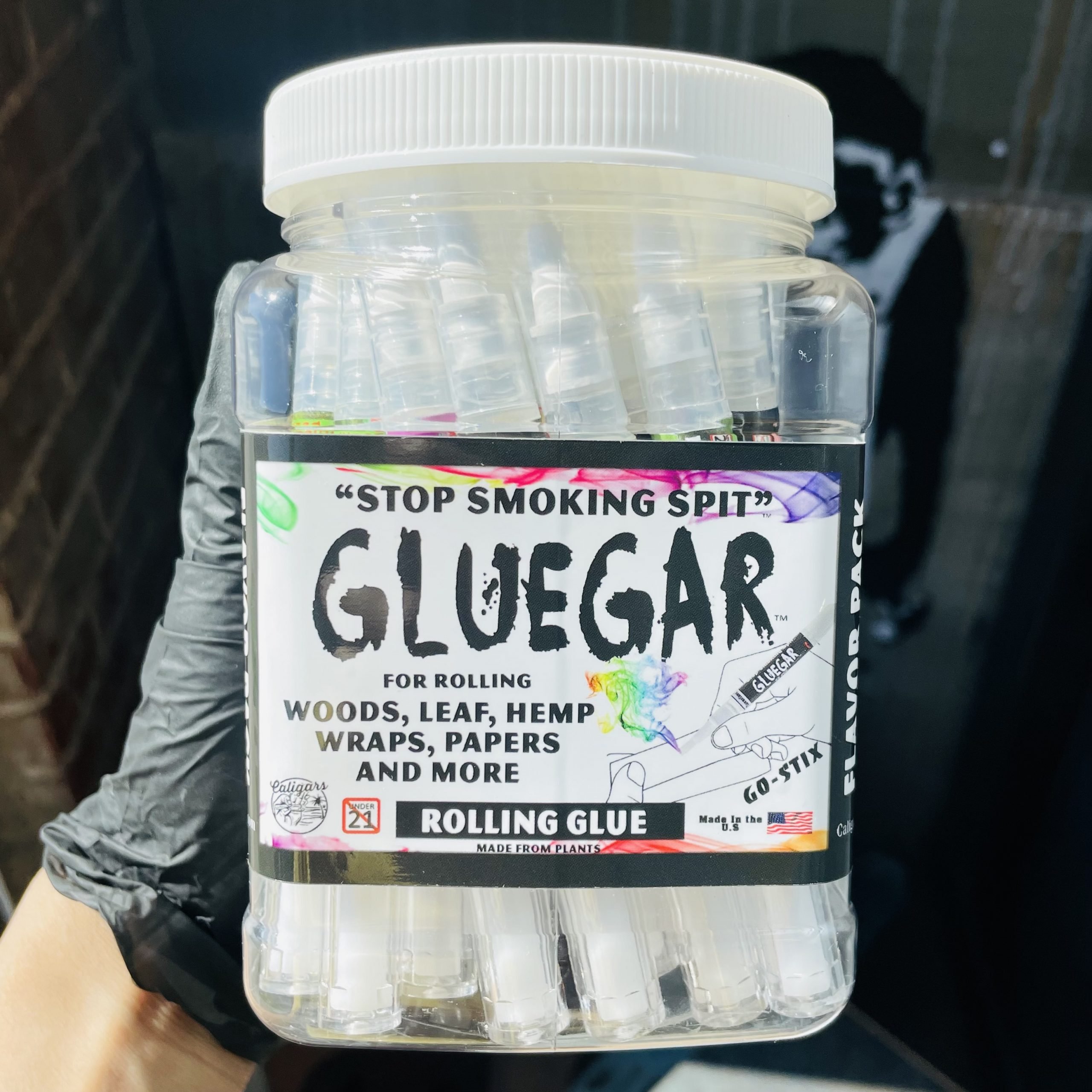 Gluegar Rolling Glue Glass Bunker