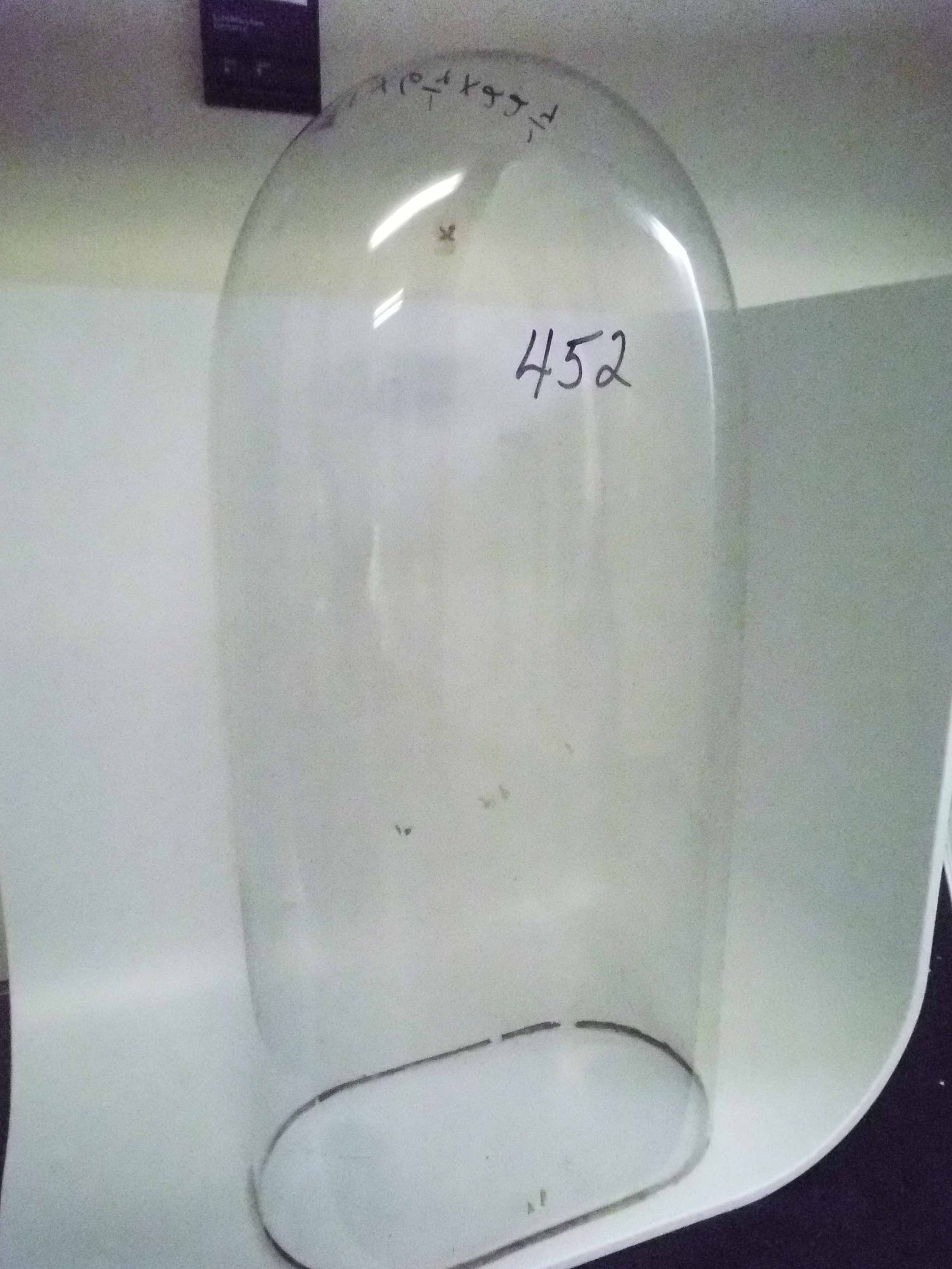 Antique Oval Glass Dome