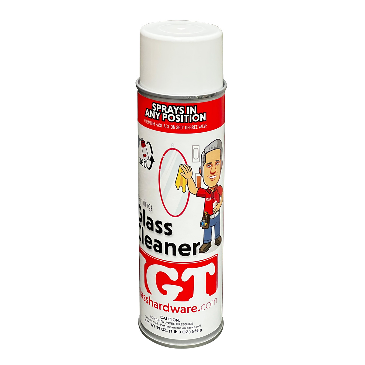 IGT Foam Glass Cleaner 19oz IGT Glass Hardware