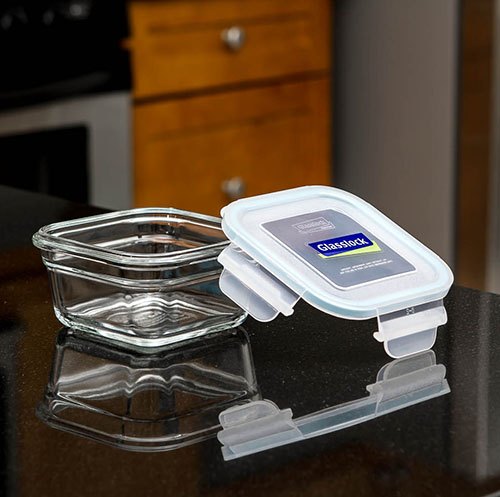 OCST040 Glasslock Oven Safe Square 1.5 cups Glasslock USA