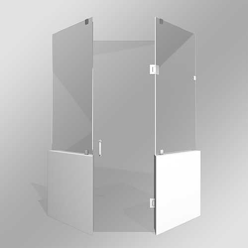 The best Neo angle shower door Toronto & GTA Custom built