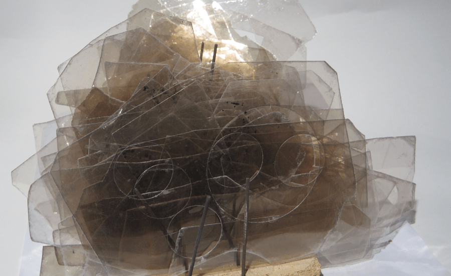 Preparing Mica Minerals for Fusing Glass With A Past