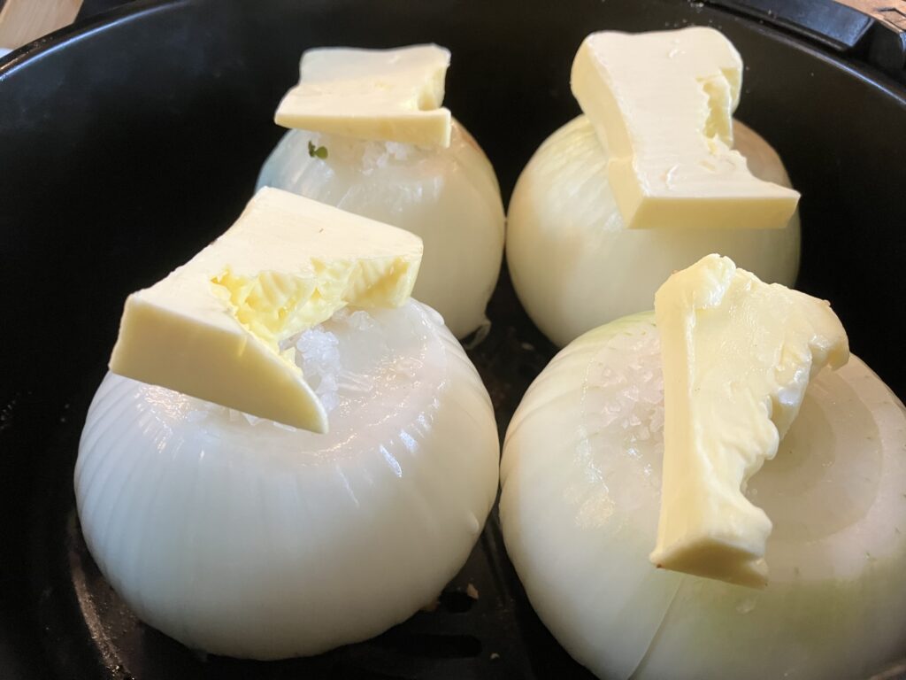 Gemüsezwiebeln aus der Heißluftfritteuse – glatzkoch.de