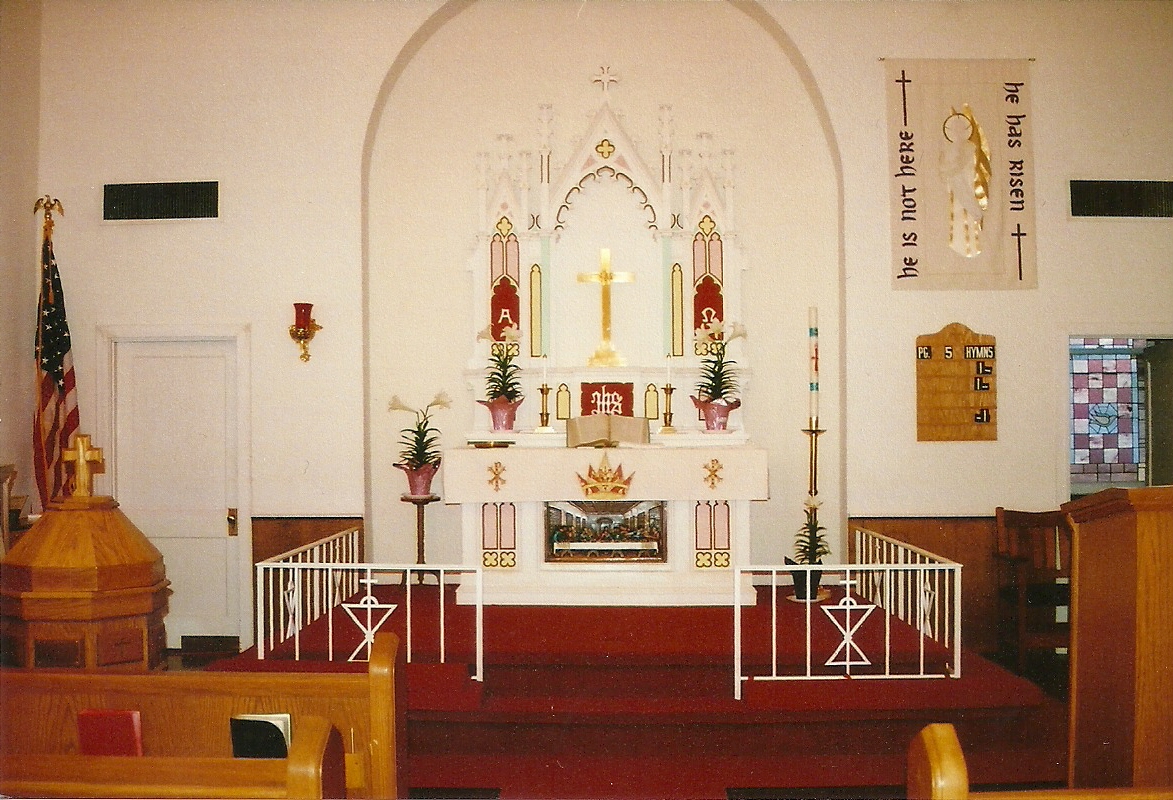 35GraceLutheranChurchInteriorAltar Grace Lutheran Church DeSoto