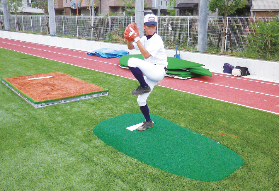 ポータブルマウンド ＜全面人工芝タイプ＞ ポータブルピッチングマウンド製品サイト｜ジーエル開発株式会社