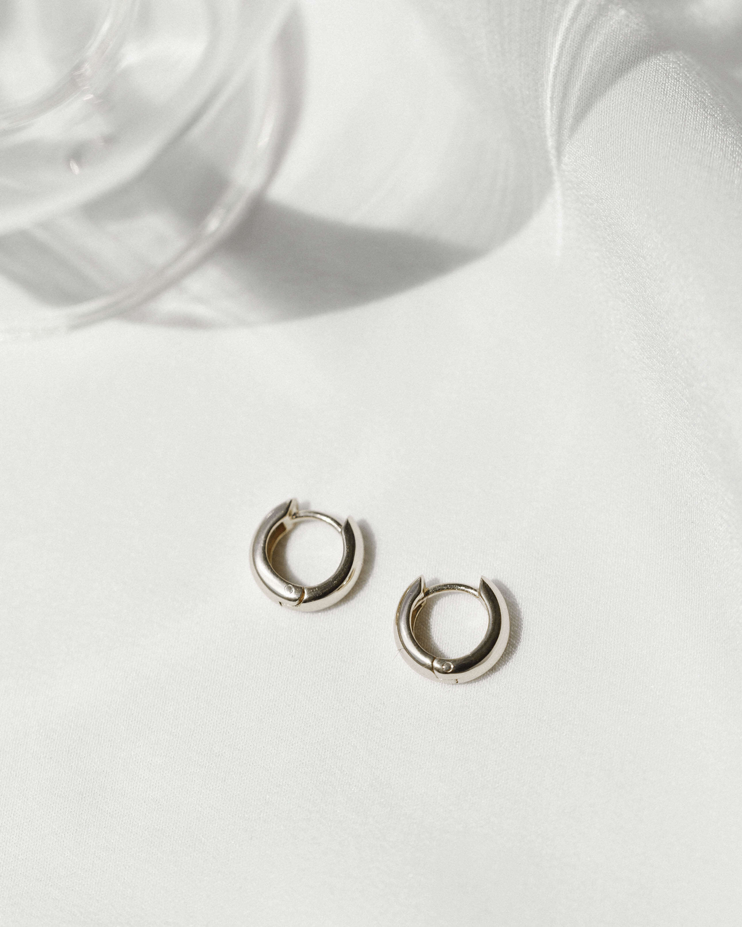 Domed Huggie Hoops — GLDN