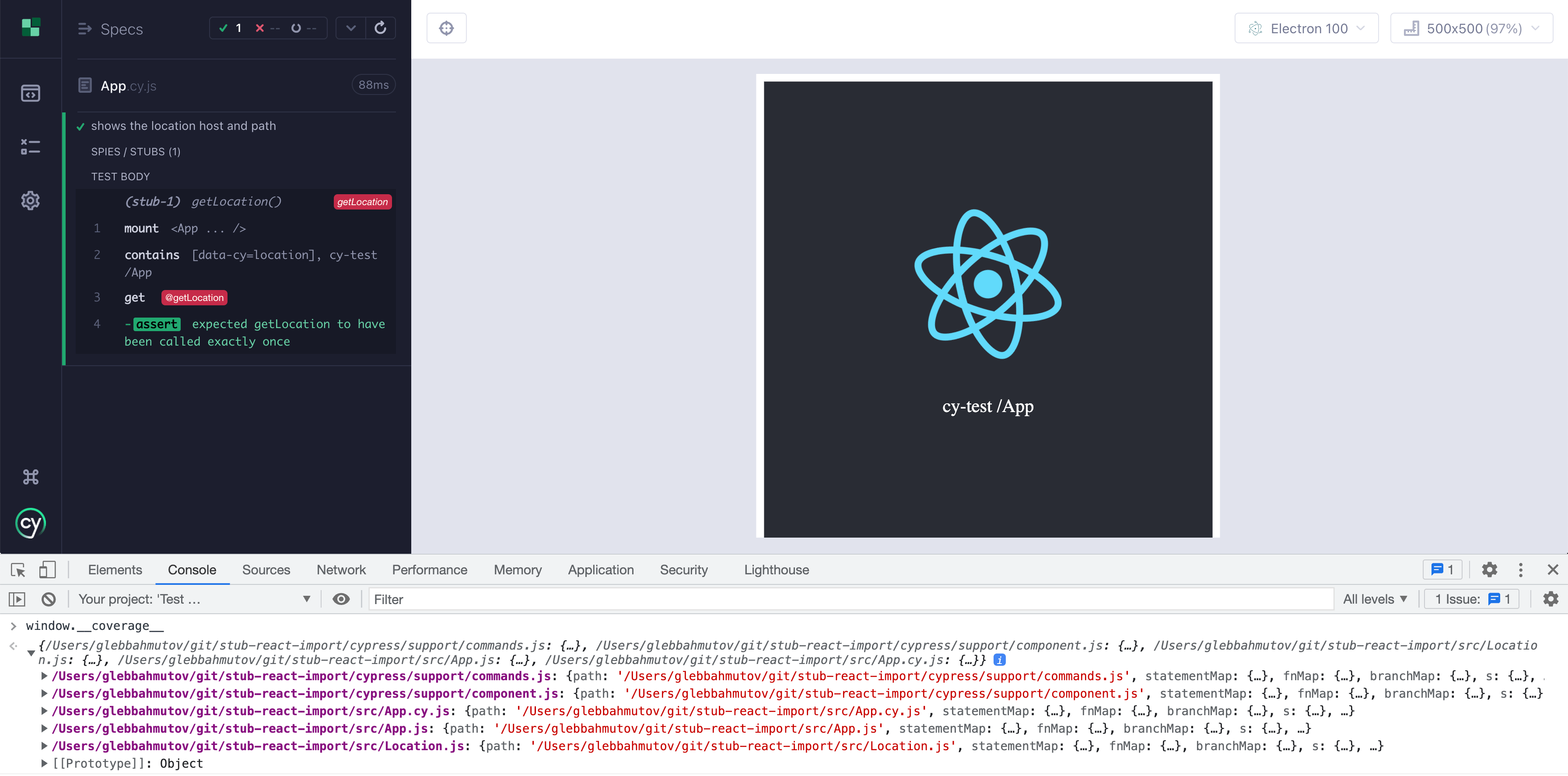 Component Code Coverage in Cypress v10 Better world by better software