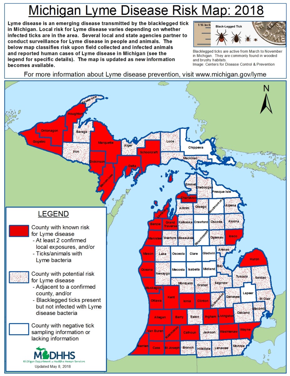 Ticks carrying Lyme disease have arrived in Leelanau County Glen