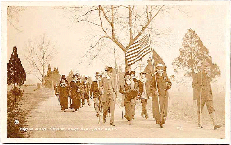 Cabin John, Maryland as seen in old postcards