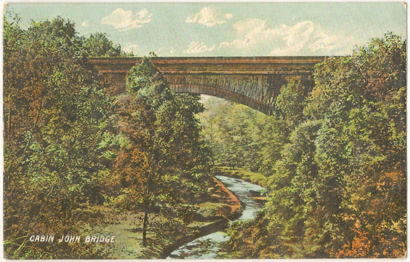 Cabin John, Maryland as seen in old postcards