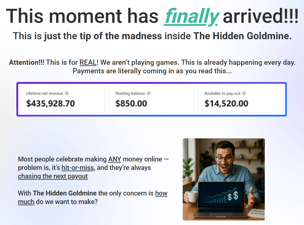 The Hidden Goldmine Review AIDriven, NoWebsite Method(08)