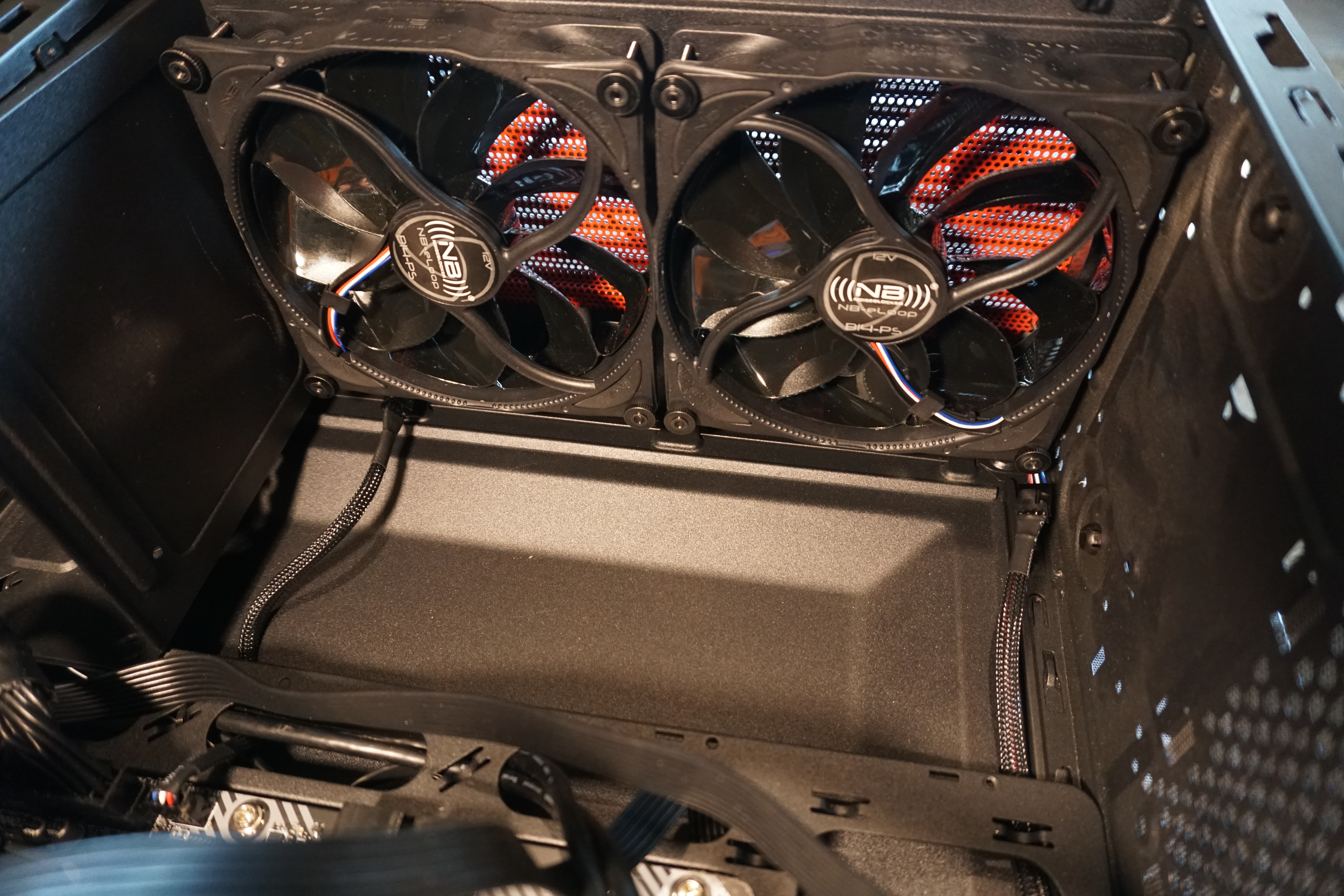 Case Fans Blowing Inward
