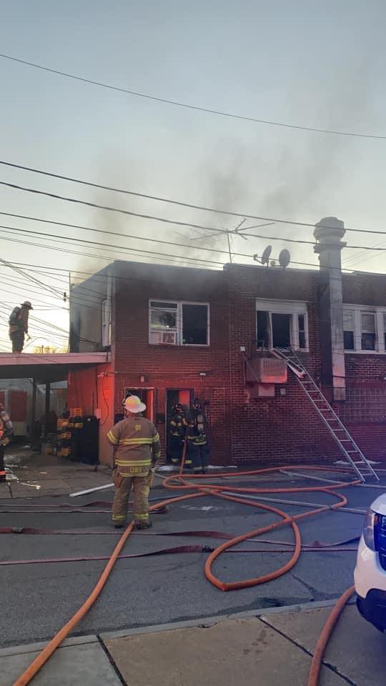 Building Fire and Confirmed Entrapment in Glenolden, PA Glenolden