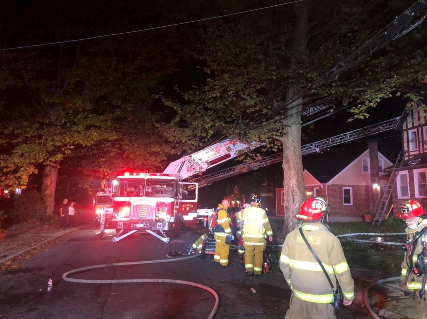 Glenolden Fire Co. Heads to Darby to Assist in Building Fire