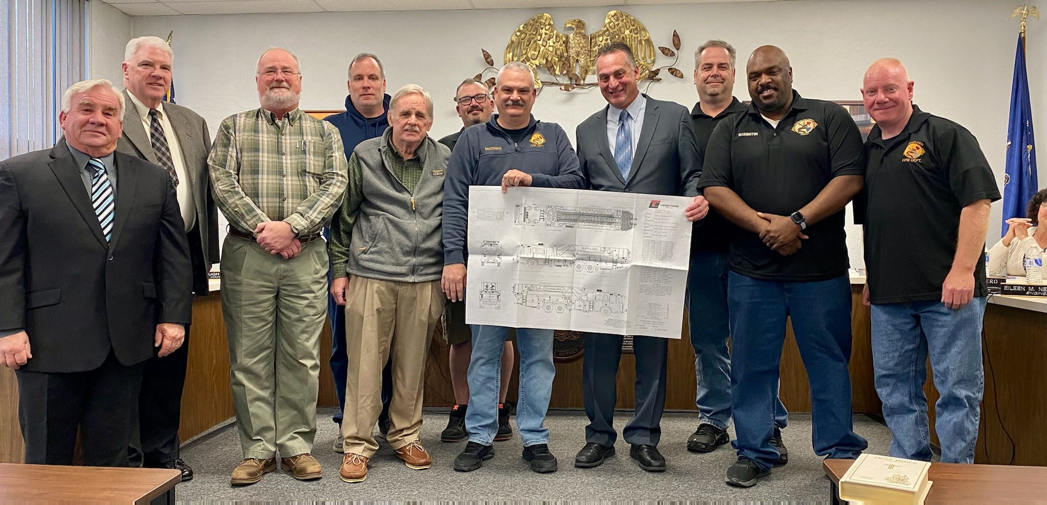 Glenolden Fire Co. Purchases New Tower Truck in Partnership with the