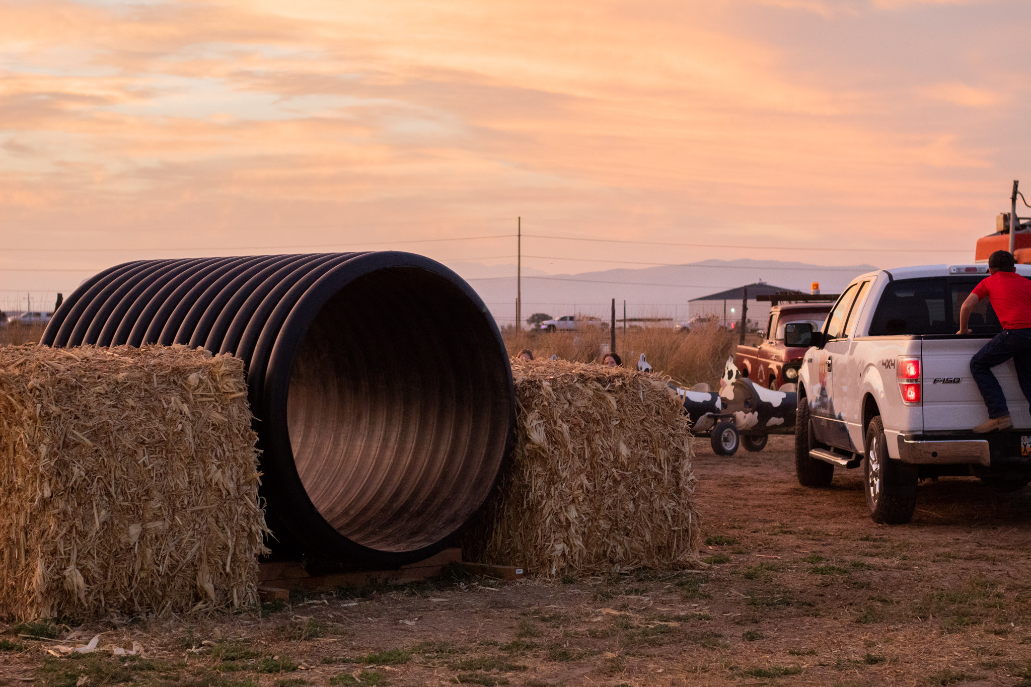 Human Hamster Wheel Glen Rays Corn Maze