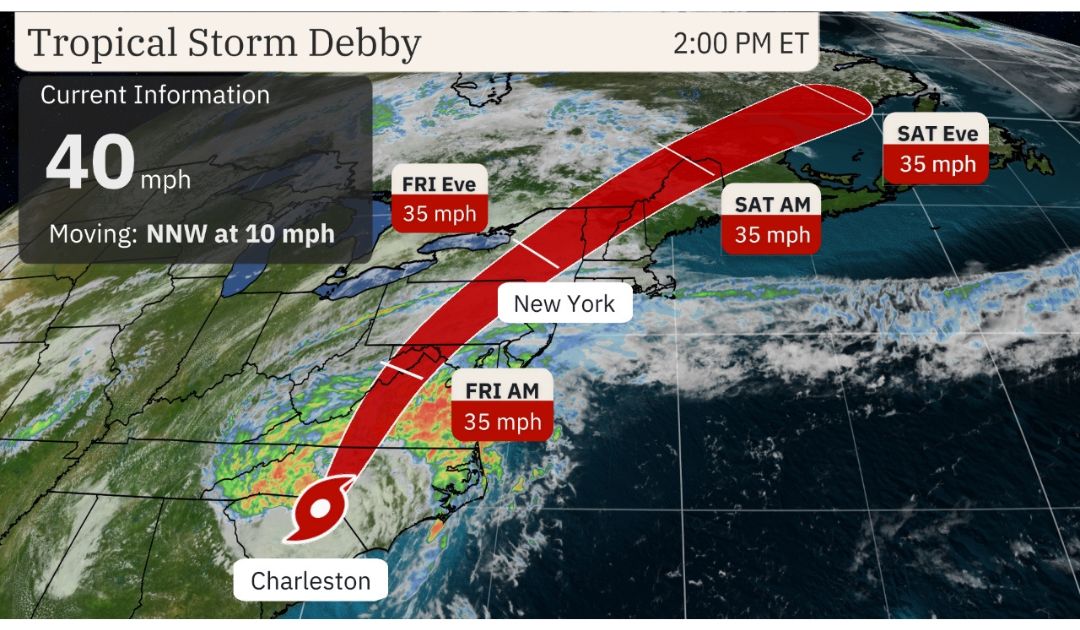 Officials remind residents to exercise caution during Tropical Storm