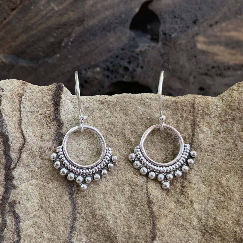 Sterling Ball Hoop Earrings GLEGood Living Essentials
