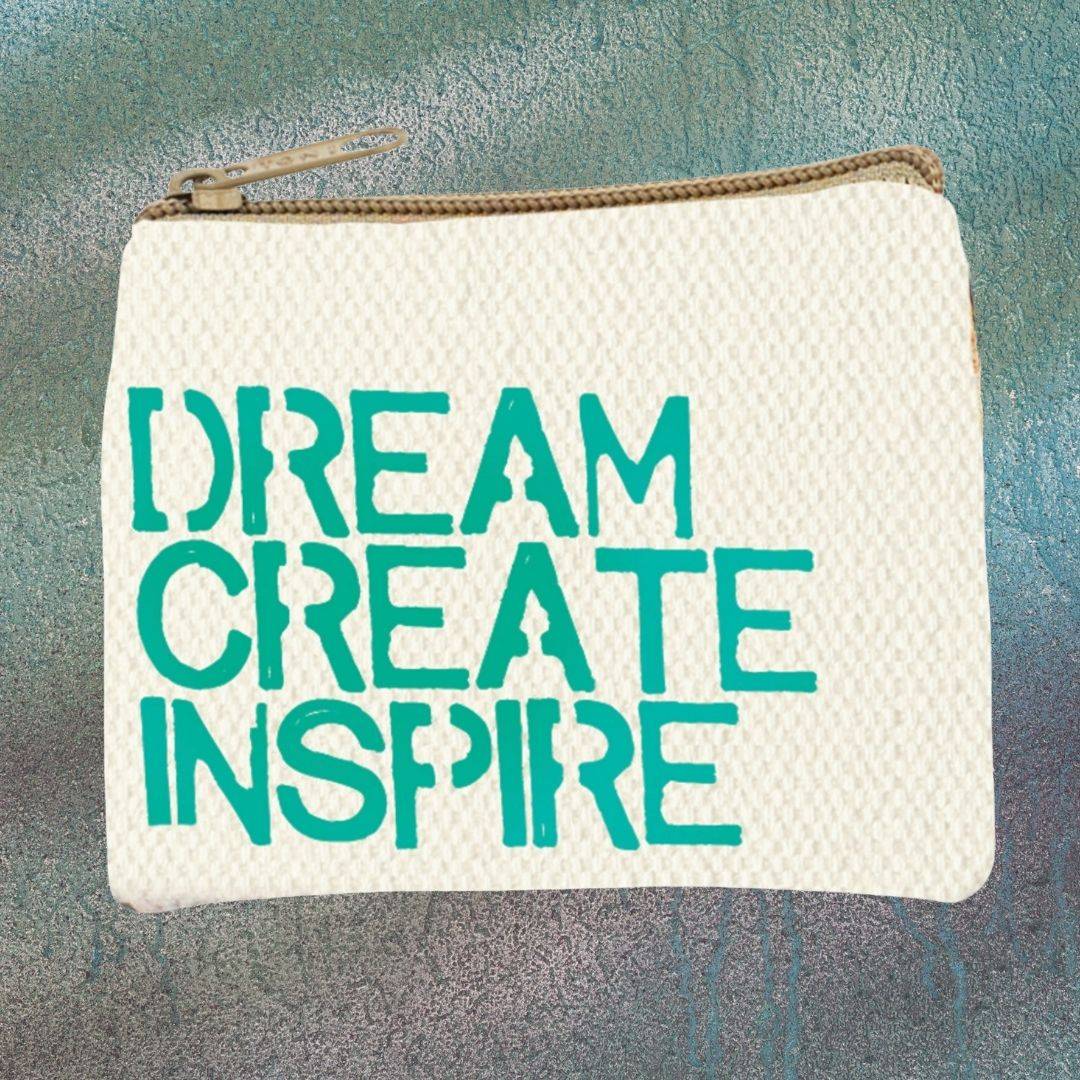 Dream Create Inspire CoinPurse GLEGood Living Essentials