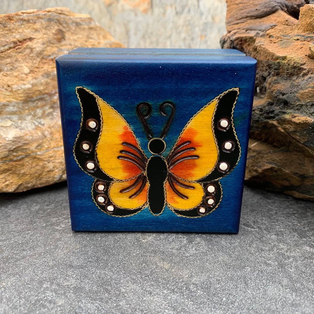 Petite Handcrafted Butterfly Box GLEGood Living Essentials