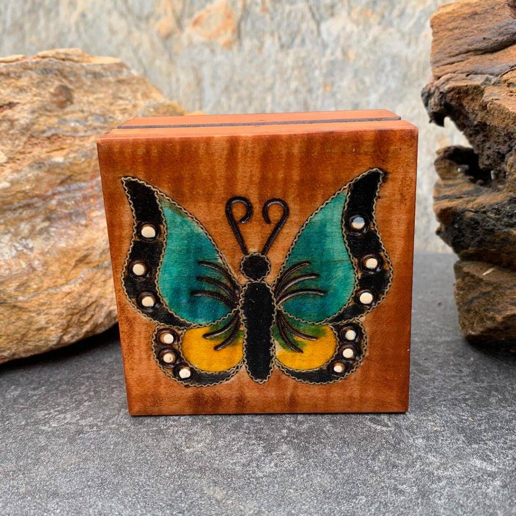 Petite Handcrafted Butterfly Box GLEGood Living Essentials