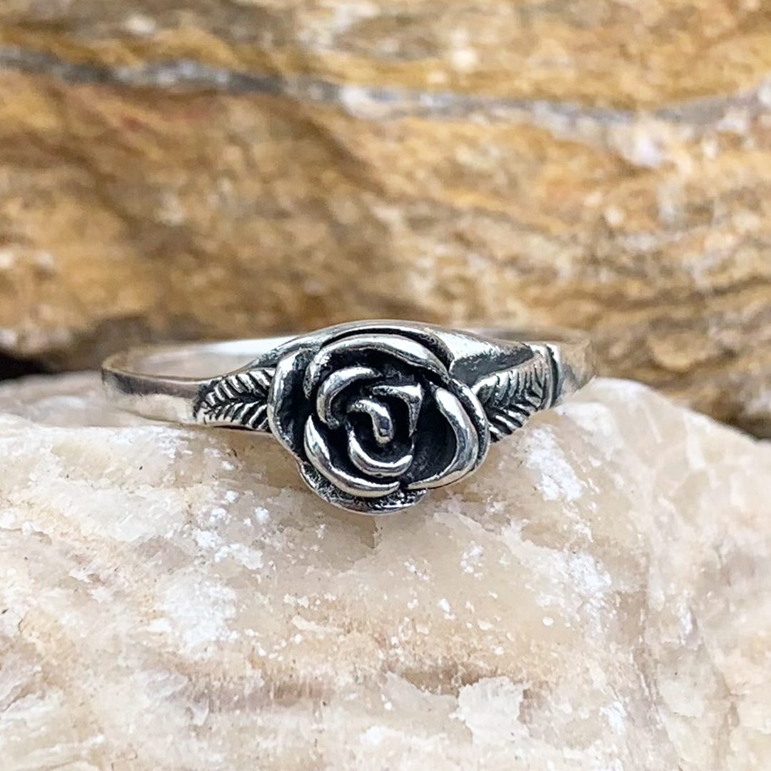 Sterling Blooming Rose Ring GLEGood Living Essentials
