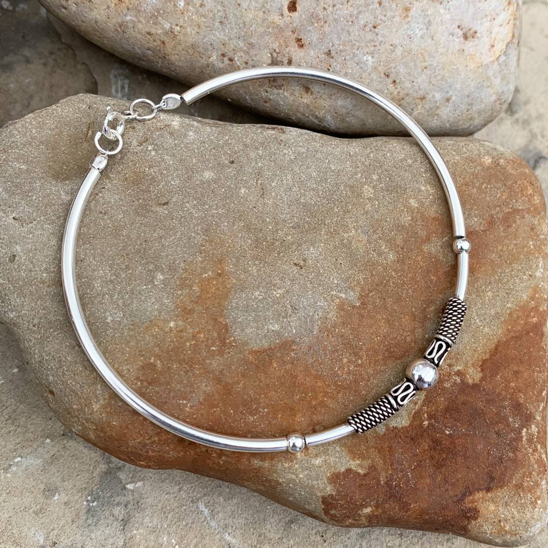 Sterling Silver Bali Bracelet GLEGood Living Essentials