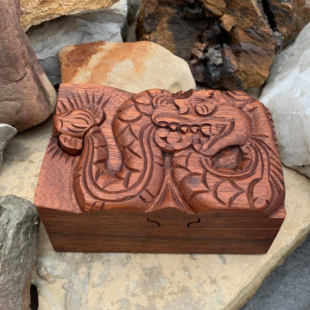 Wooden Dragon Puzzle Box GLEGood Living Essentials