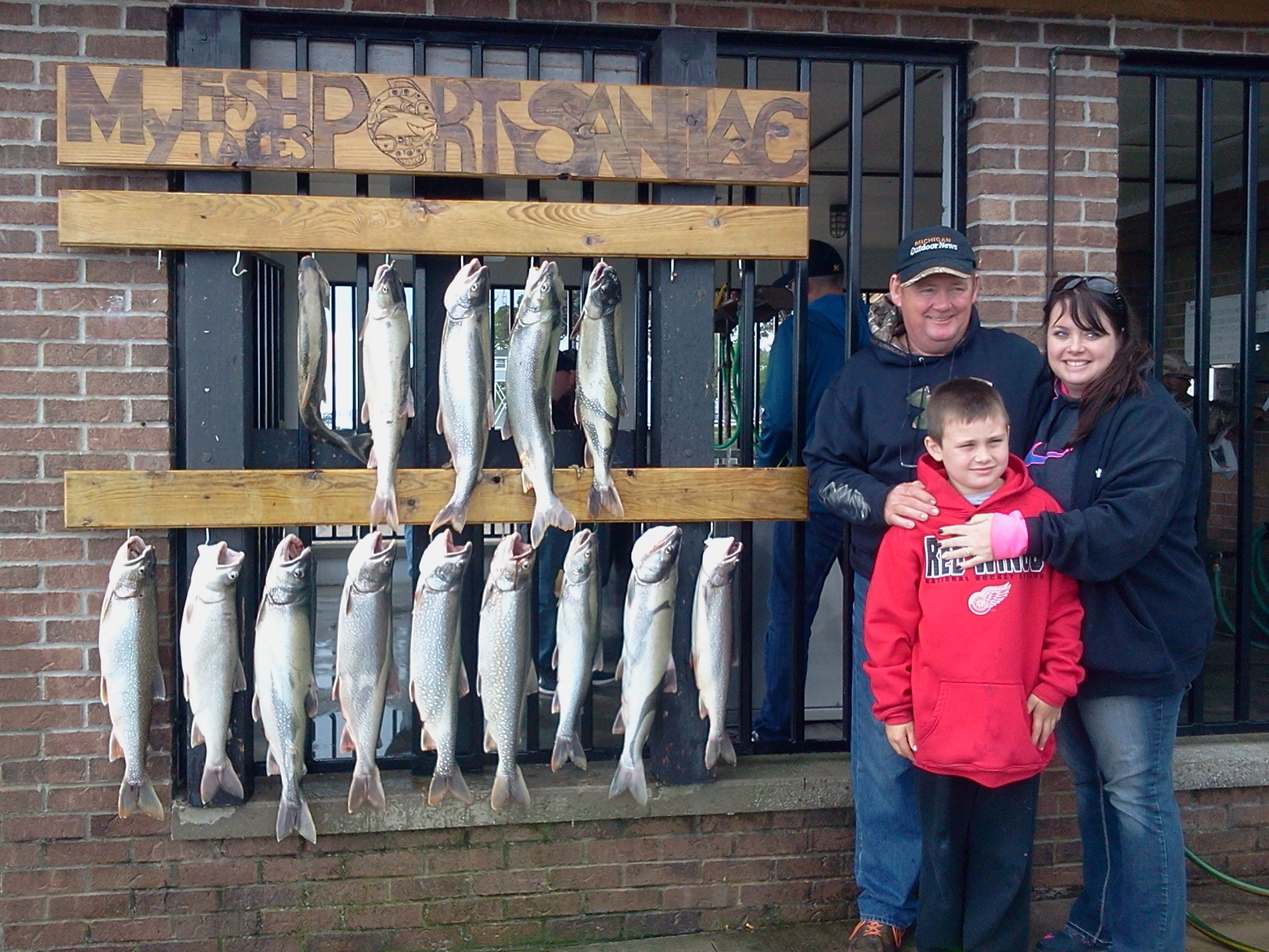 Salmon & Trout fishing in Lake Huron