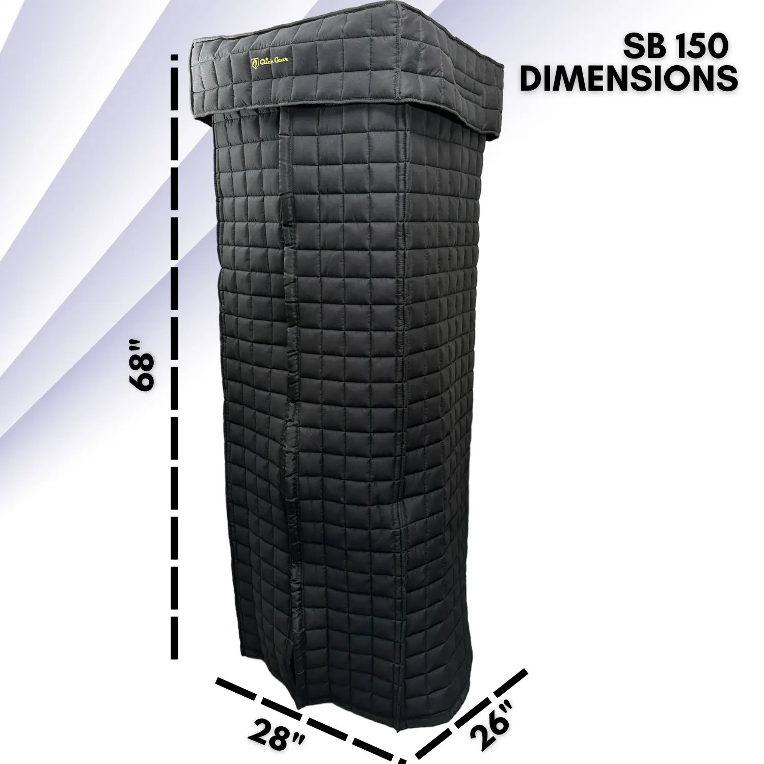 Glide Gear SB 150 Portable Full Person Sound Booth for Vocals VO and A