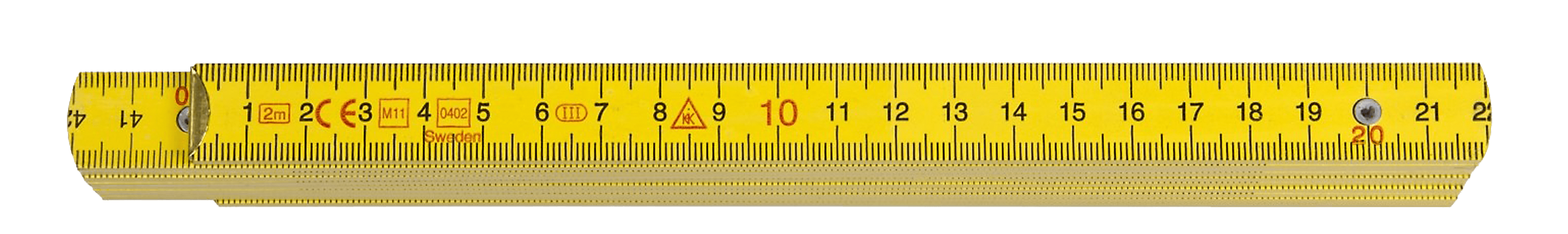 Blockmeter aus Schweden von gliedermassstaebe.de Heinz Hesse KG Gliedermaßstab Metermaß