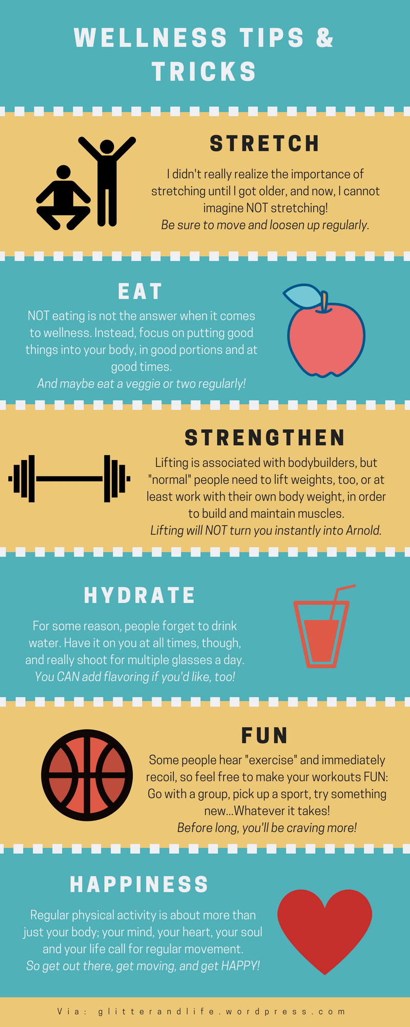 Infographic Wellness Tips & Tricks