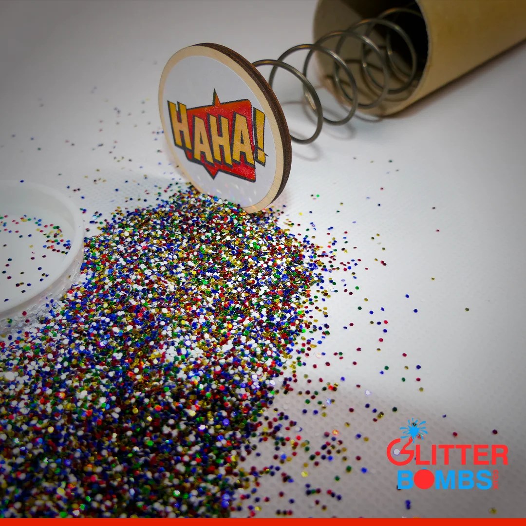 The Original Spring Loaded Glitter Bomb Glitter Bombs