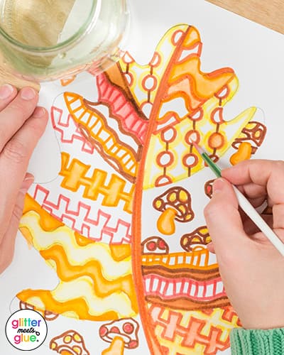 Fall Leaf Art Project for Elementary