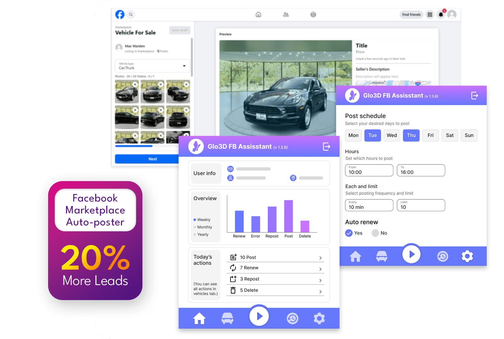 Facebook Marketplace Autopost for Car Dealerships