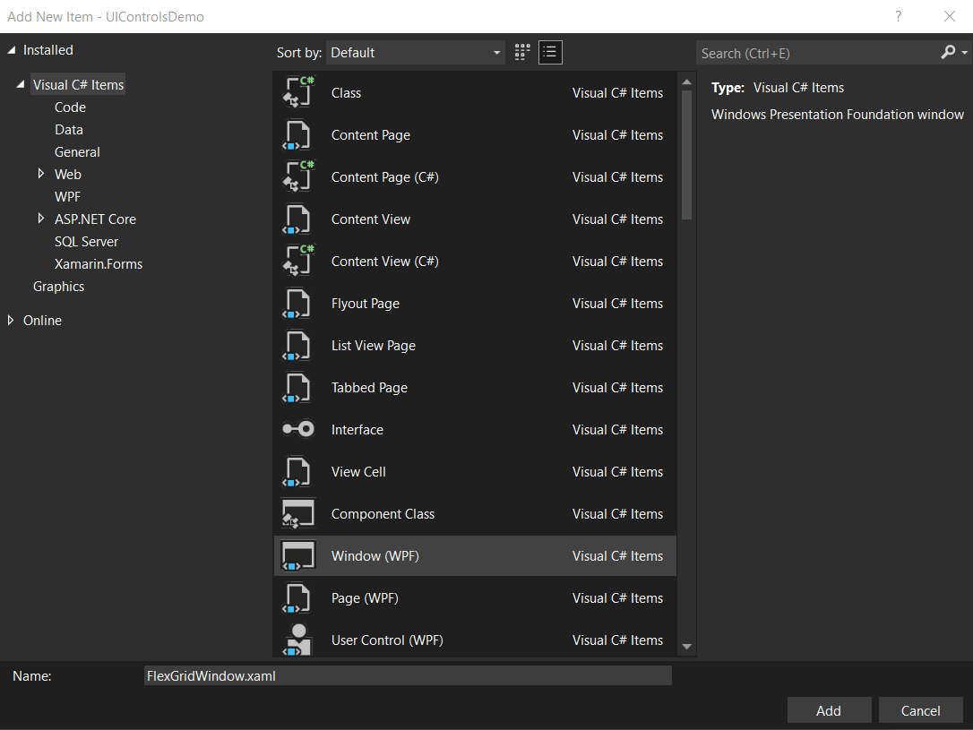 How to Add WPF UI Controls to Your Desktop Application ComponentOne