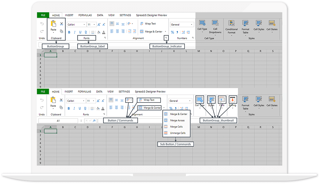 JavaScript Spreadsheet Library JS Excel Functions and Formulas SpreadJS