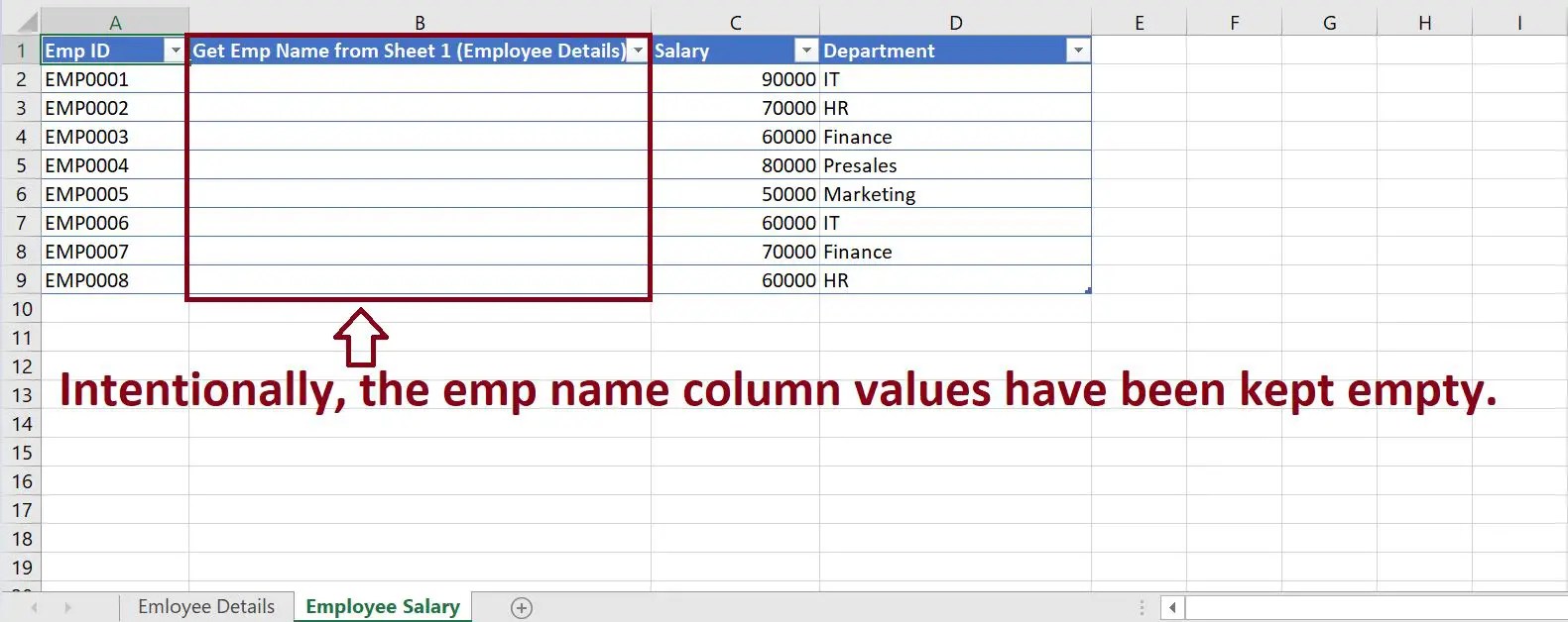 VLOOKUP in Excel How to populate values in excel from another sheet