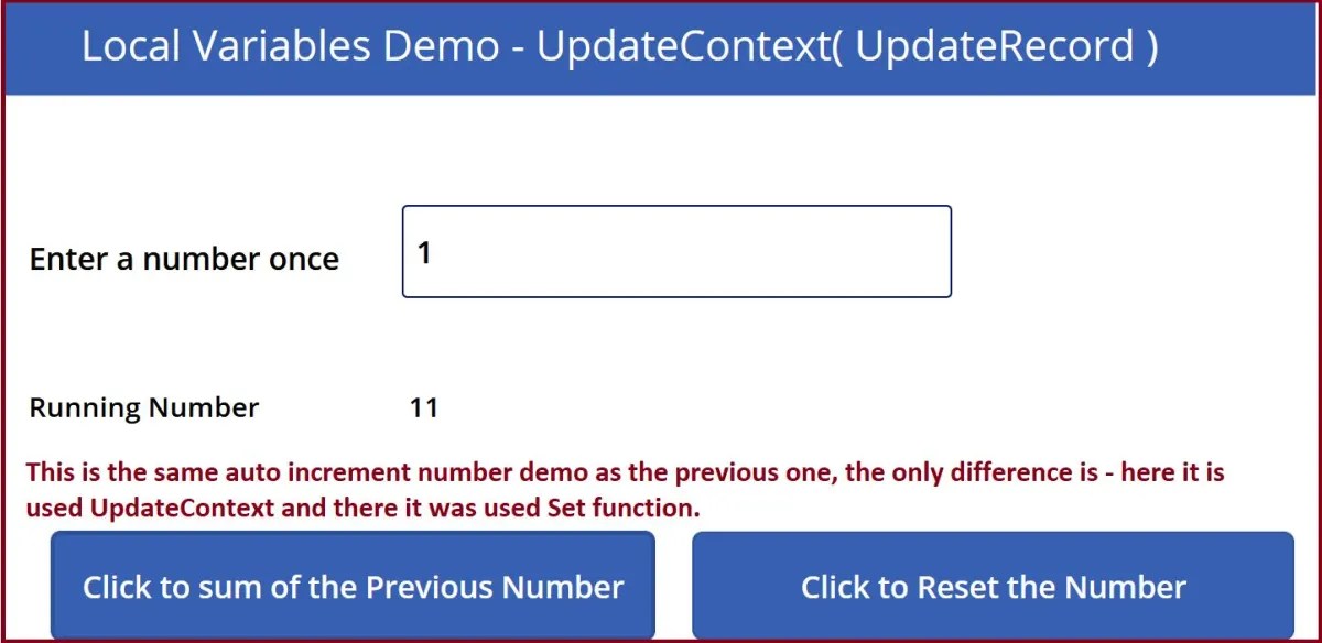 Context Variable Power Apps Tutorial
