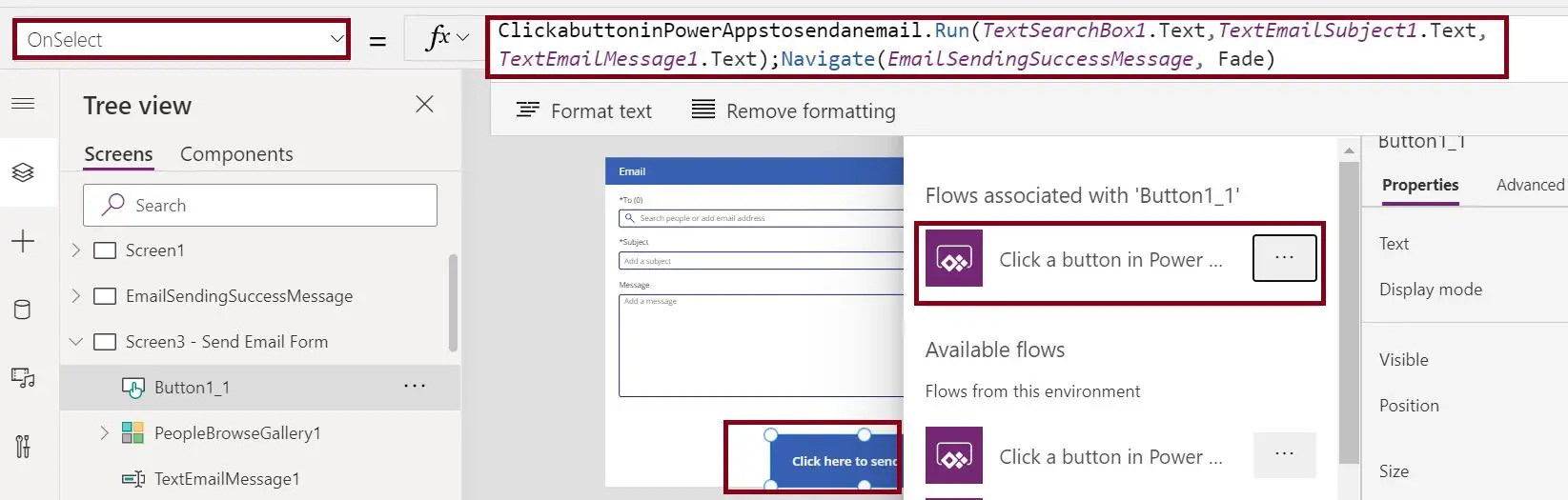 PowerApps send email from button click Global SharePoint Diary