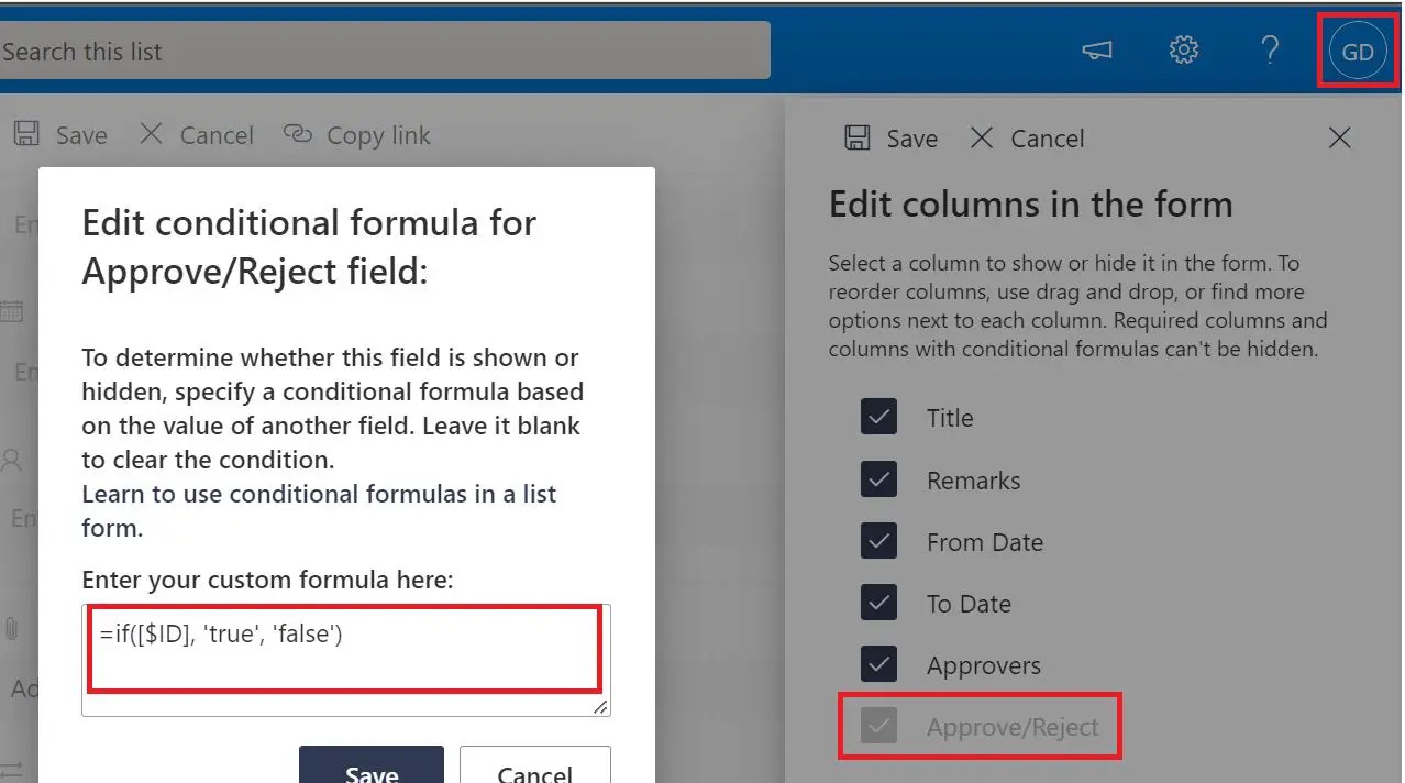 Security breach in SharePoint online conditionally show or hide columns