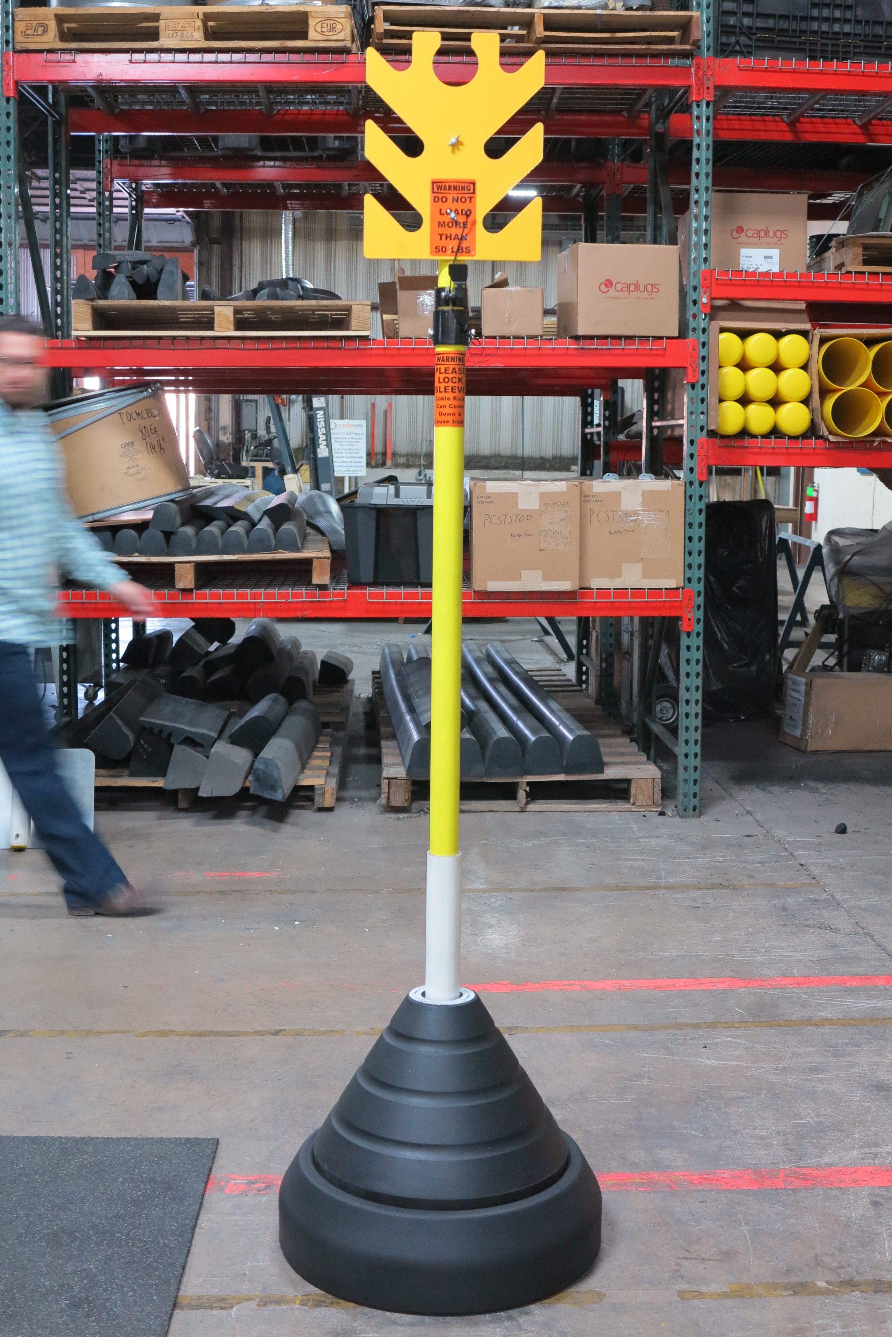 Portable Electric Telescoping Cable Support Tower American Recycled