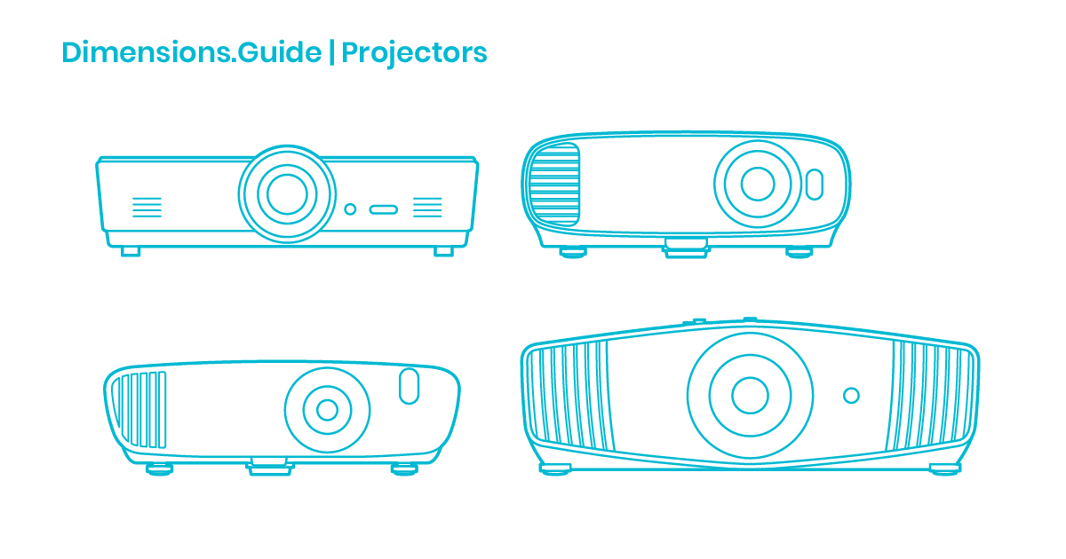 Projectors Dimensions & Drawings Dimensions.Guide