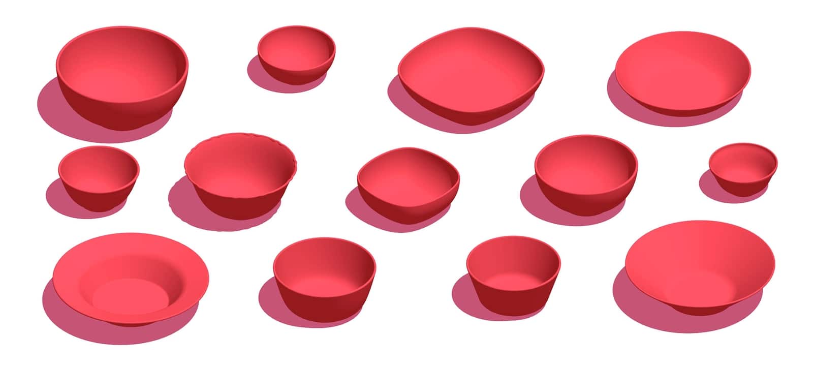 Bowls Dimensions & Drawings