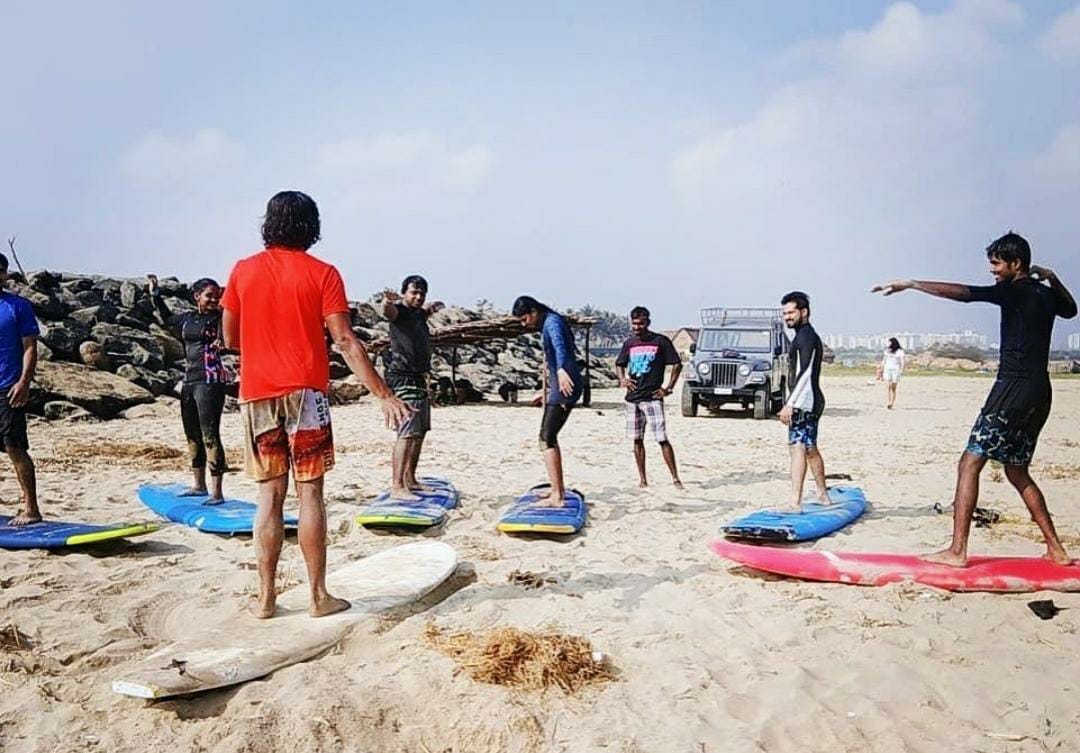 Surfing in Chennai