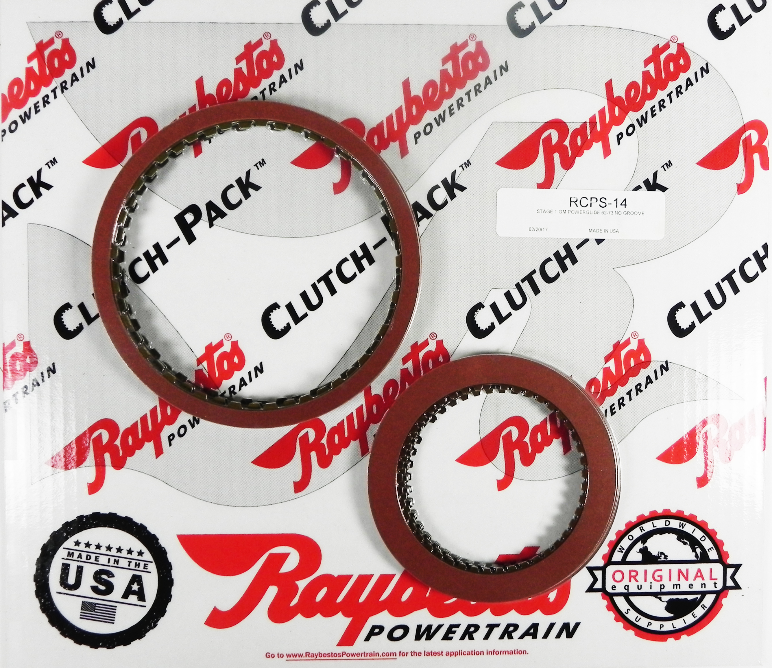 GM POWERGLIDE Stage1 Friction Clutch Pack Raybestos Powertrain